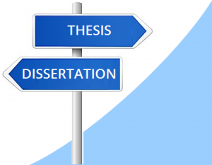 Phd thesis versus dissertation