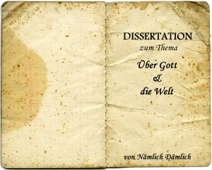 Dissertation Thema