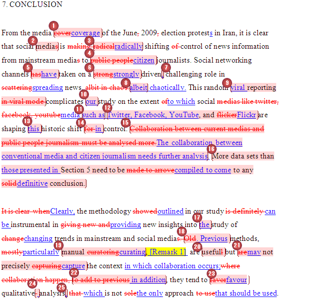 Beispiel aus den Sozialwissenschaften, lektorat beispiel