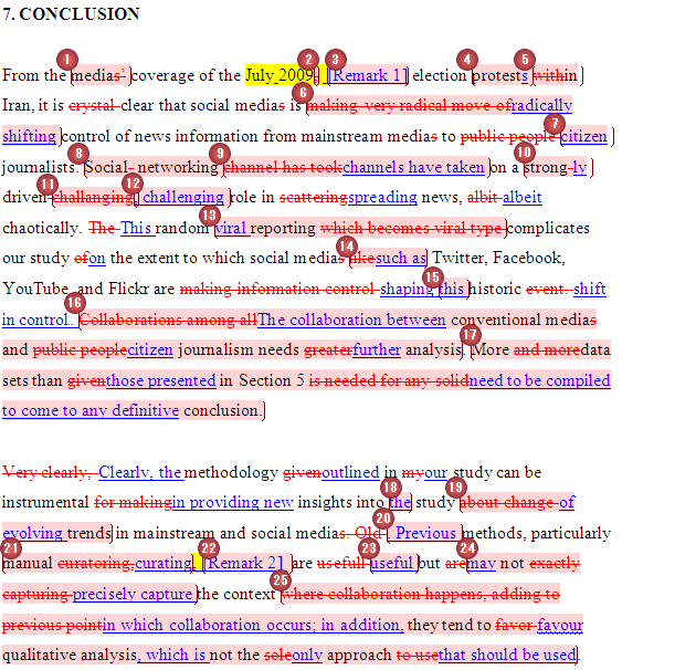 Beispiel aus den Sozialwissenschaften, lektorat beispiel